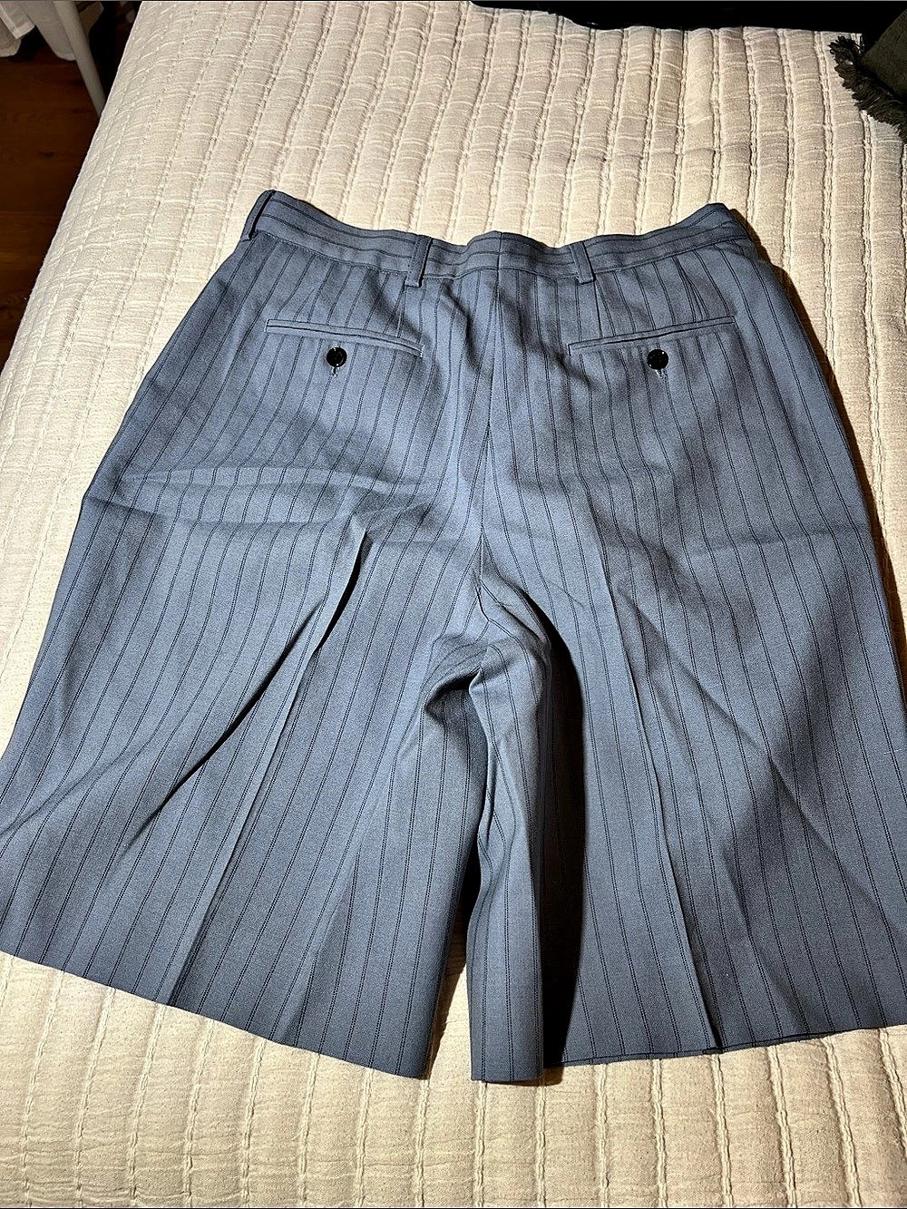 Acne Studios Ruthie Pinstripe Suit Shorts